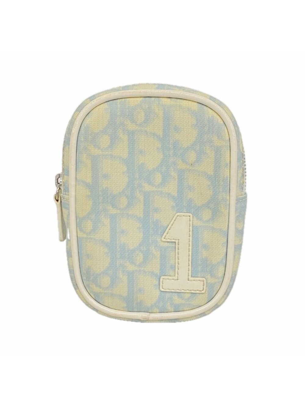 Dior Pouch Trotter Light Blue Silver